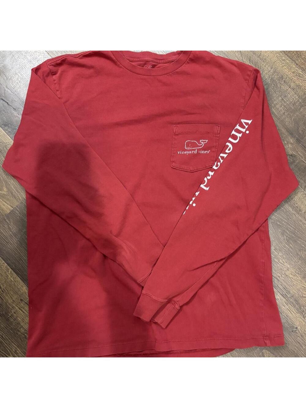 Vineyard Vines Red and Burgundy Shirt